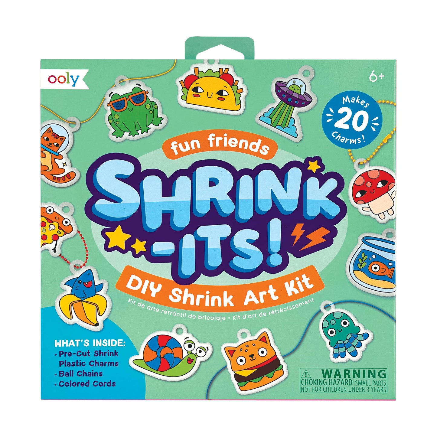 Ooly – Shrink-Its! D.I.Y. Shrink Art Kit – Fun Friends
