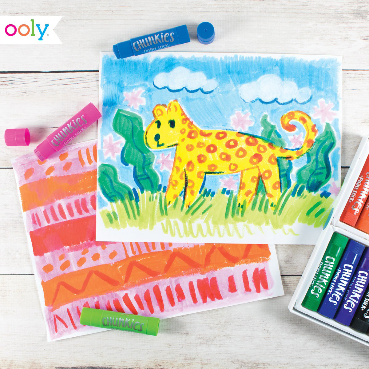 Ooly – Chunkies Paint Sticks - 24 stuks