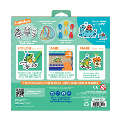 Ooly – Shrink-Its! D.I.Y. Shrink Art Kit – Fun Friends