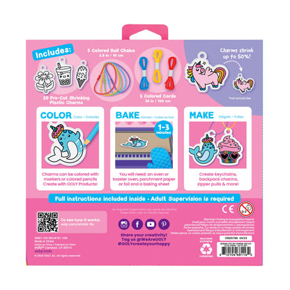 Ooly - Shrink-Its! D.I.Y. Shrink Art Kit - Cute Crew