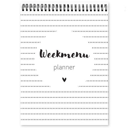 Weekmenu met boodschappenlijstje